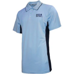 USA Softball Powder Blue Umpire Shirt