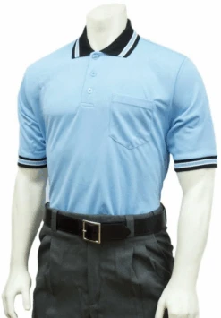 Smitty Official's Apparel Powder Blue With MLB Collar Body Flex® Style Umpire Shirt