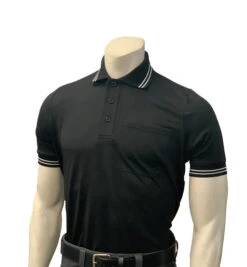Smitty Official's Apparel Black Body Flex® Style Umpire Shirt