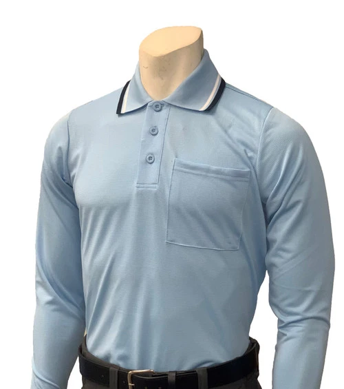 Smitty Officials Apparel Powder Body Flex® Style Long Sleeve Umpire Shirt 1 Smitty Officials Apparel Powder Body Flex® Style Long Sleeve Umpire Shirt