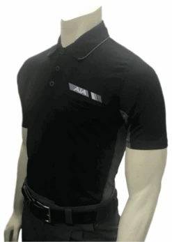 Arizona AIA Major League Style Body Flex Black/Charcoal Grey Umpire Shirt