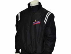 Virginia VHSL Black Open Bottom Umpire Pullover With Black/White Trim