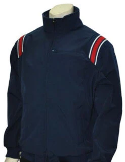 Smitty Navy Thermal Base Umpire Jacket With Red And White Trim