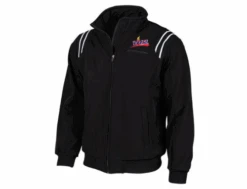 Virginia VHSL Black Thermal Umpire Jacket With Black And White Trim