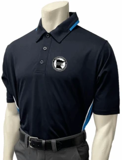 Minnesota MSHSL Men's Midnight Navy Short Sleeve Softball Umpire Shirt