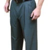 Smitty Pleated Dark Charcoal Grey Performance Poly-Spandex Umpire Plate Pants