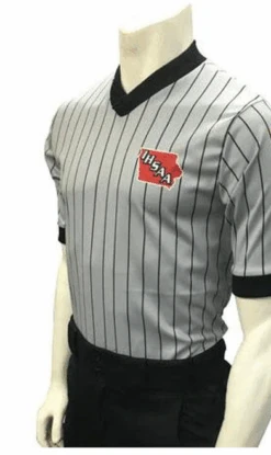 Iowa IHSAA Embroidered Men's Elite Wrestling Referee Shirt