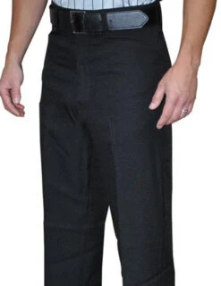 Smitty Official's Apparel Flat Front Referee Pants With Beltloops