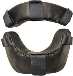 Diamond Black Leather Replacement Pads