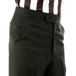 Smitty 4-way Stretch Flat Front Side Seam Slash Pocket Referee Pants