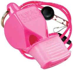 Fox 40 Classic Referee Whistle Pink CMG With Lanyard