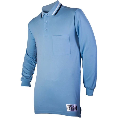 Honig's Powder Blue Long Sleeve Umpire Shirt 1 Honig's Powder Blue Long Sleeve Umpire Shirt