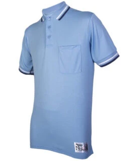 Honig's Powder Blue Umpire Shirt With Navy And White Trim