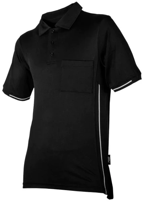 Honig's Missouri MSHSAA Embroidered Black Pro Style Umpire Shirt 1 Honig's Missouri MSHSAA Embroidered Black Pro Style Umpire Shirt