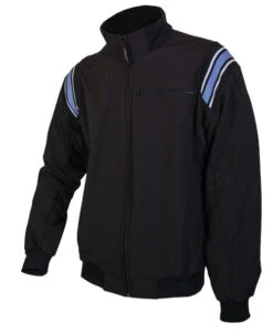 Honig's Black Umpire Jacket W/Polo Blue Trim