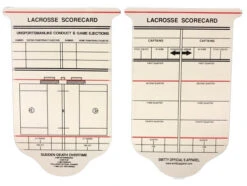 Lacrosse Referee Game Card