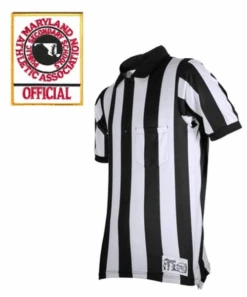 Maryland MPSSAA 2" Stripe Short Sleeve Football Referee Shirt