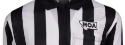 Smitty Official's Apparel Montana MOA Mesh 2 Inch Stripe Football Referee Shirt