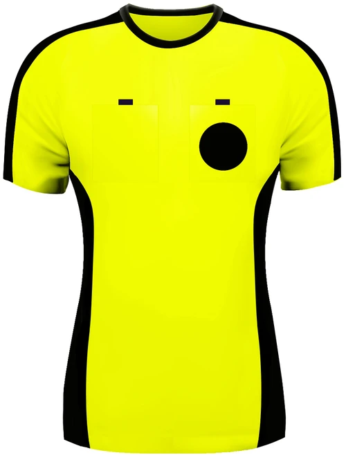 NCAA Women's Safety Yellow Short Sleeve Soccer Referee Shirt 2 NCAA Women's Safety Yellow Short Sleeve Soccer Referee Shirt - Image 2