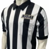 New Jersey NJSIAA 2 1/4" Stripe Body Flex® Men's Short Sleeve Football Referee Shirt