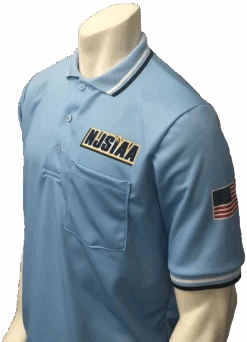 New Jersey NJSIAA Short Sleeve Powder Blue Umpire Shirt