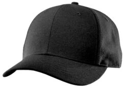 Richardson Black Flex Fit Wool Plate Umpire Cap