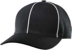 Richardson Black Fitted Football Referee Cap