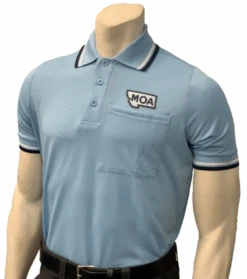 Montana MOA Body Flex® Style MOA Powder Blue Softball Umpire Shirt