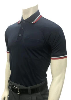 Smitty Official's Apparel Body Flex® Traditional Style Navy Umpire Shirt