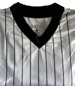 Illinois IHSA Ultra Mesh Gray Pinstripe Wrestling Referee Shirt