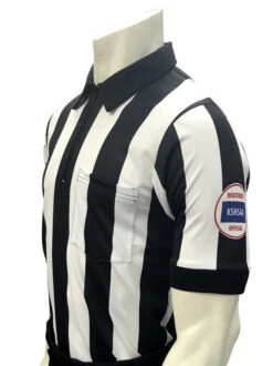 Kansas KSHSAA Short Sleeve 2 1/4" Football Referee Shirt Reverse Flag