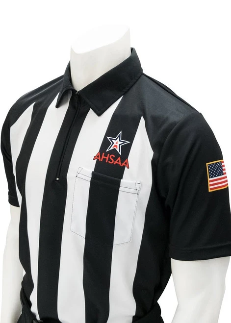 Alabama AHSAA Short Sleeve Football Referee Shirt 1 Alabama AHSAA Short Sleeve Football Referee Shirt