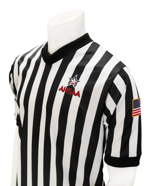 Alabama AHSAA Body Flex® Men's Basketball Referee Shirt 1 Alabama AHSAA Body Flex® Men's Basketball Referee Shirt