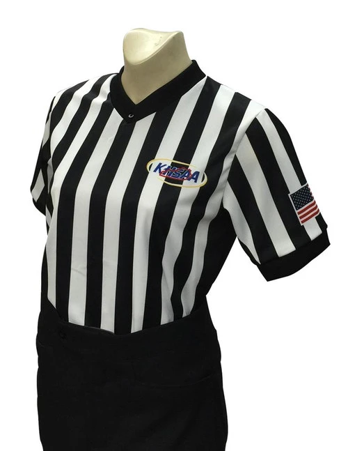 Kentucky KHSAA Dye Sublimated Women's Side Panel Referee Shirt 1 Kentucky KHSAA Dye Sublimated Women's Side Panel Referee Shirt