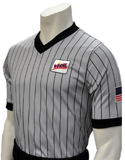 Virginia VHSL Dye Sublimated Wrestling Referee Shirt 1 Virginia VHSL Dye Sublimated Wrestling Referee Shirt