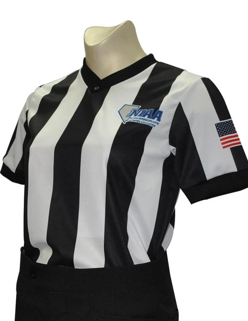 Nevada NIAA 2 1/4" Women's Dye Sublimated Basketball Referee Shirt 1 Nevada NIAA 2 1/4" Women's Dye Sublimated Basketball Referee Shirt