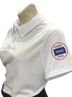 Kansas KSHSAA Women's White Volleyball Referee Shirt