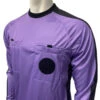 NCAA Men's Purple Long Sleeve Soccer Referee Shirt
