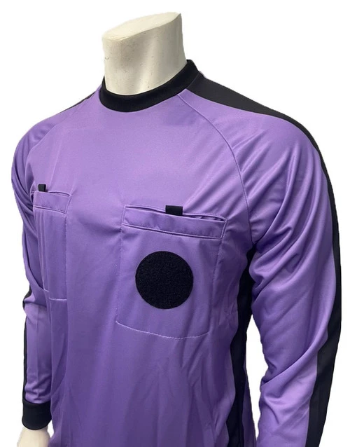 NCAA Men's Purple Long Sleeve Soccer Referee Shirt 1 NCAA Men's Purple Long Sleeve Soccer Referee Shirt