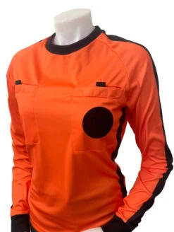 NCAA Women's Vibrant Orange Long Sleeve Soccer Referee Shirt