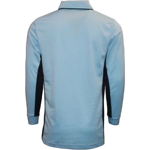 USA Softball Powder Blue Long Sleeve Umpire Shirt 2 USA Softball Powder Blue Long Sleeve Umpire Shirt - Image 2