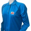 Virginia VHSL Women's Long Sleeve Bright Blue Volleyball Referee Shirt