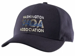 Washington WOA Fitted Navy 8-stitch Baseball Umpire Base Cap