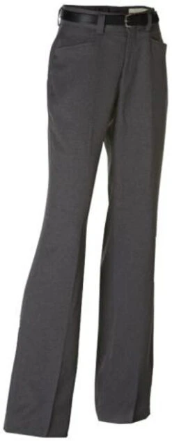 Smitty Women's Heather Grey Flat Front Combo Umpire Pants