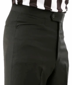 Smitty Officials Apparel 4-Way Stretch Tapered Fit Flat Front Western Pocket Referee Pants