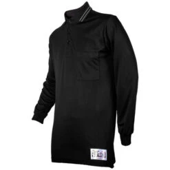 Honig's NAIA Black Long Sleeve Baseball Umpire Shirt