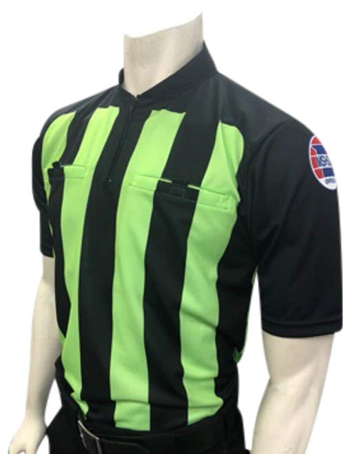 Missouri MSHSAA Short Sleeve Soccer Referee Shirt 2 Missouri MSHSAA Short Sleeve Soccer Referee Shirt - Image 2