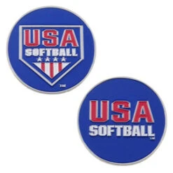 USA Softball Umpire Flipping Coin