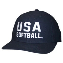 USA Softball Flex-fit 2 Inch 4-stitch Umpire Cap